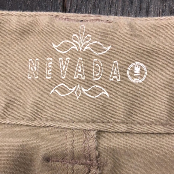Nevada Knee-Length Cotton Skirt -Tan - Picture 5 of 7
